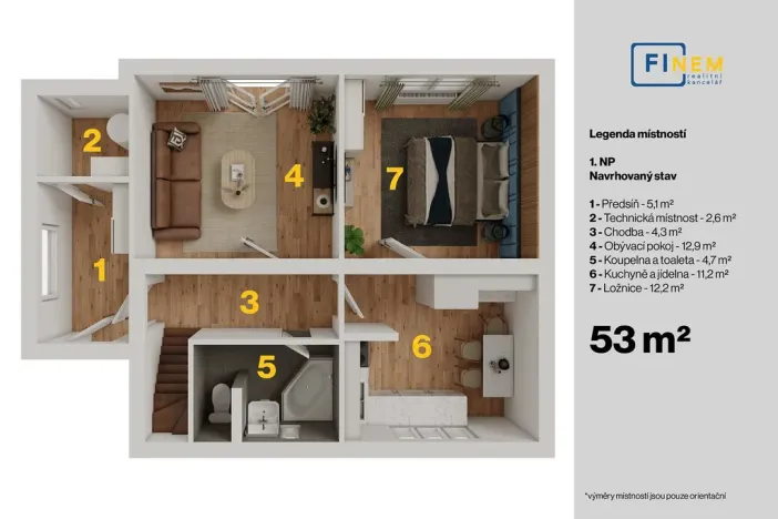 Prodej rodinného domu, Všestudy, 85 m2