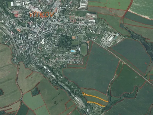 Dražba pozemku, Vítkov, 5357 m2