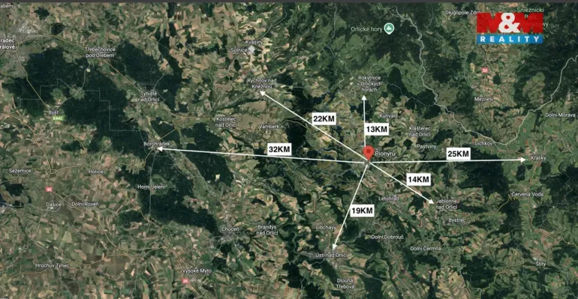 Pronájem bytu 1+1, Žamberk, Pionýrů, 40 m2