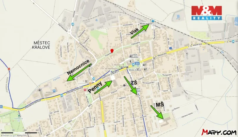 Prodej rodinného domu, Městec Králové, Palackého, 103 m2