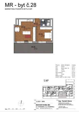 Pronájem bytu 2+kk, Kladno, Vrchlického, 80 m2
