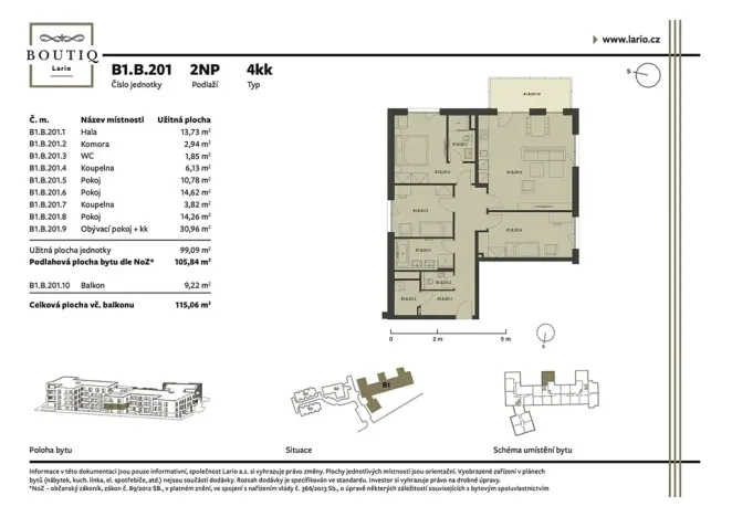 Prodej bytu 4+kk, Praha - Dolní Měcholupy, Kutnohorská, 106 m2