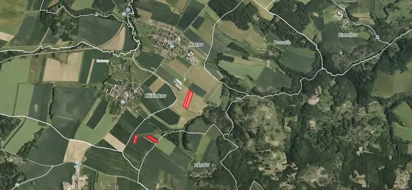 Prodej pole, Katov, 16927 m2