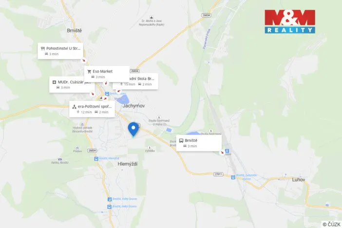 Prodej pozemku pro bydlení, Brniště - Hlemýždí, 1659 m2