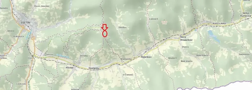 Prodej podílu lesa, Halenkov, 1840 m2