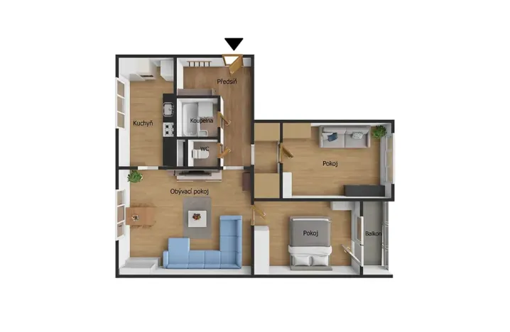Prodej bytu 3+1, Ostrava, Václava Jiřikovského, 68 m2