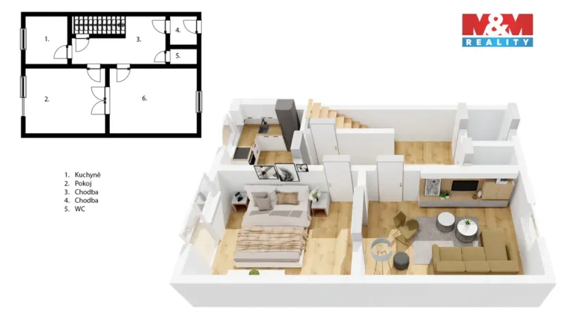 Prodej rodinného domu, Zlaté Hory, Wolkerova, 158 m2