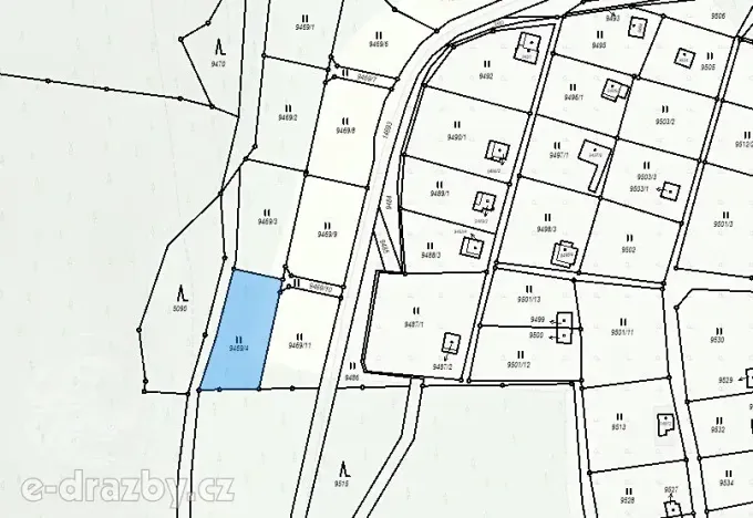 Dražba zahrady, Vsetín, 452 m2