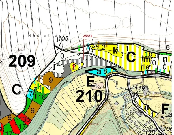 Dražba lesa, Nové Hrady, 7264 m2