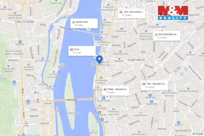 Pronájem restaurace, Praha - Staré Město, Smetanovo nábřeží, 295 m2