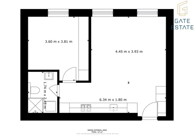 Prodej bytu 2+kk, Křížkový Újezdec, 46 m2