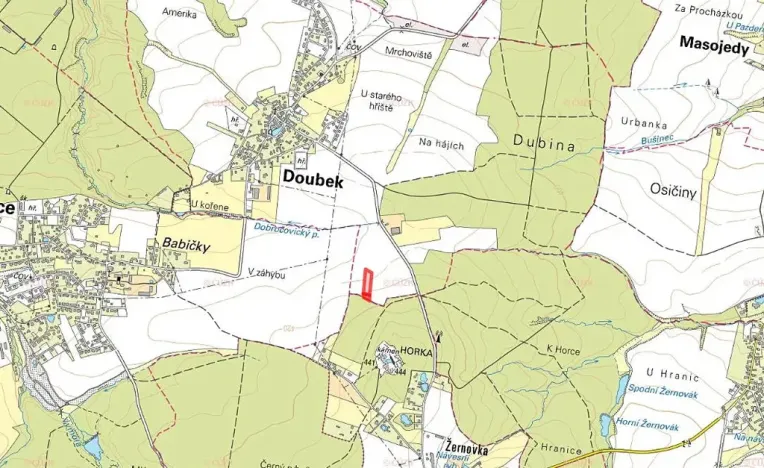 Prodej pole, Doubek, 5755 m2