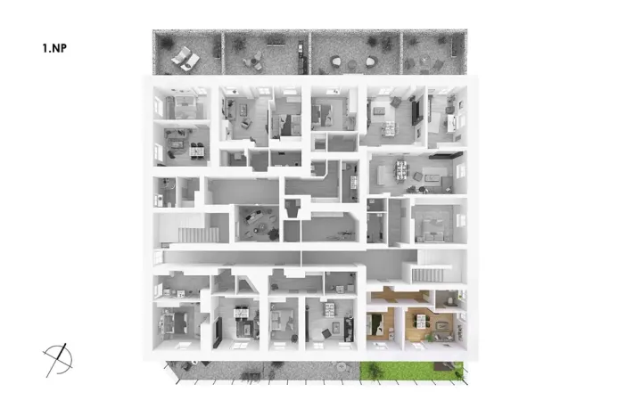 Prodej bytu 2+kk, Postupice, Blanická, 45 m2