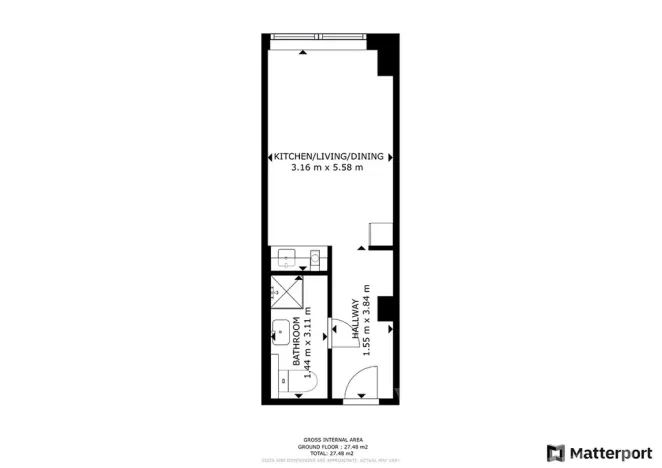 Pronájem bytu 1+kk, Praha - Jinonice, Peroutkova, 26 m2