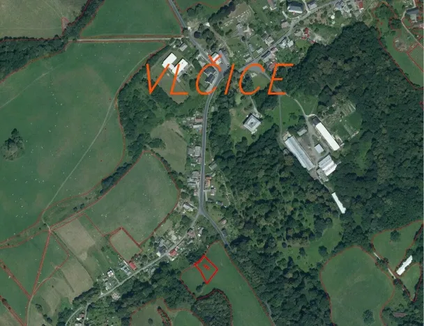 Prodej pozemku, Vlčice, 1566 m2
