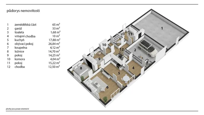 Prodej chalupy, Prosečné, 218 m2