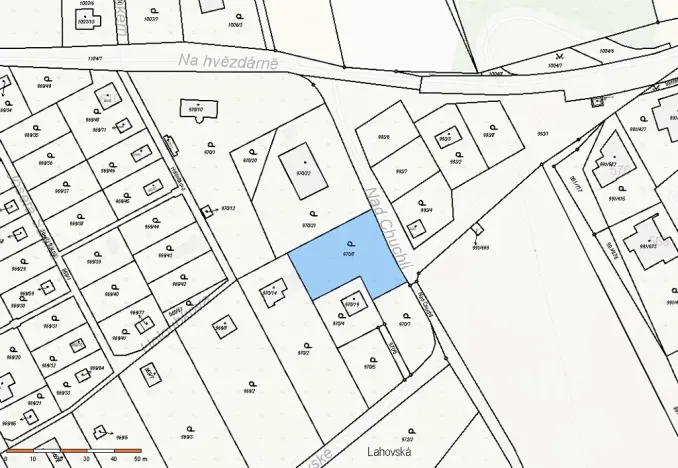 Prodej pozemku pro bydlení, Praha - Velká Chuchle, Nad Chuchlí, 842 m2