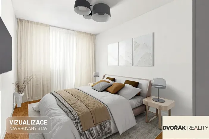 Prodej bytu 3+1, Praha - Petrovice, Rezlerova, 69 m2