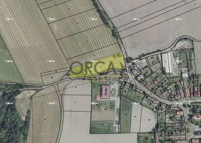 Prodej pozemku, Zvíkovec, 1587 m2