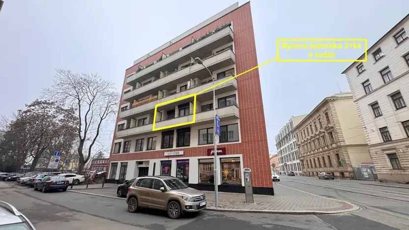 Pronájem bytu 2+kk, Brno, Hybešova, 53 m2