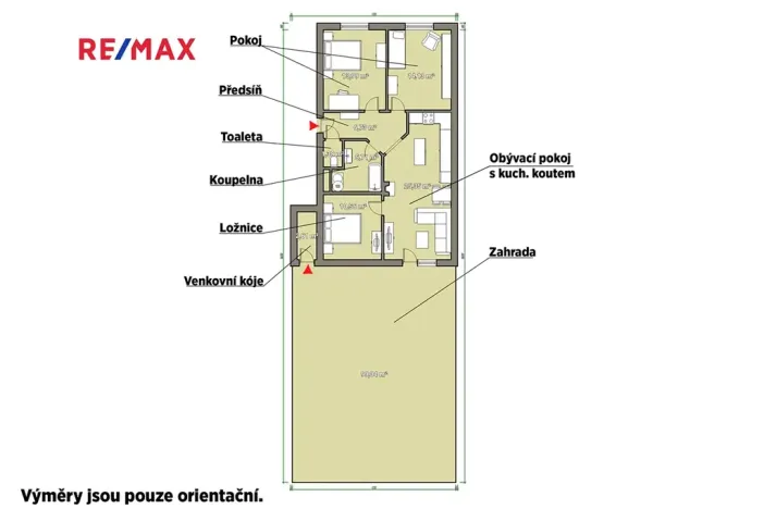Prodej bytu 4+kk, Vochov, 78 m2