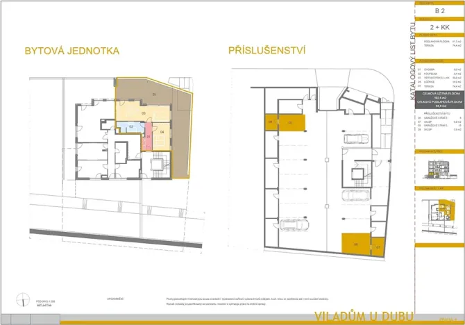 Prodej bytu 2+kk, Praha - Braník, U dubu, 60 m2