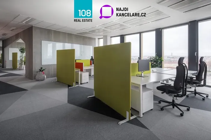 Pronájem kanceláře, Praha - Nusle, Pikrtova, 351 m2