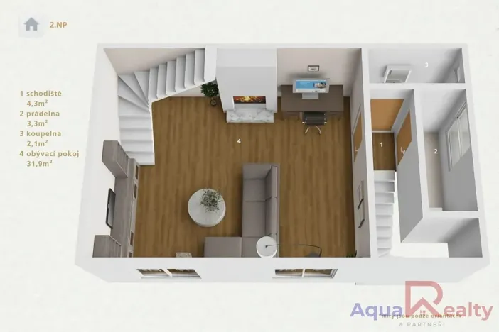 Prodej rodinného domu, Cheb, Svobody, 76 m2