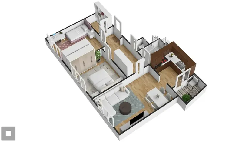 Prodej bytu 3+1, Brno, Potácelova, 65 m2