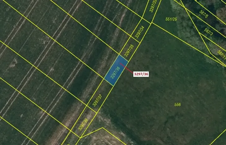 Dražba pozemku, Březník, 86 m2