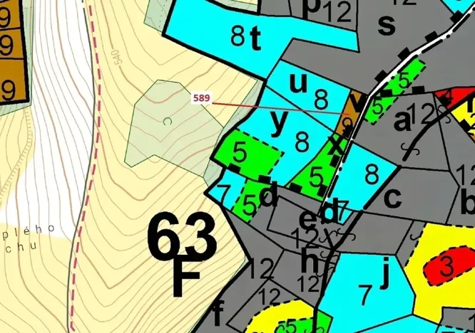 Dražba lesa, Kuřimany, 713 m2