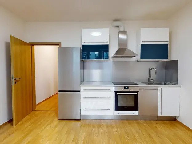 Pronájem bytu 1+kk, Praha - Kyje, Pelušková, 27 m2