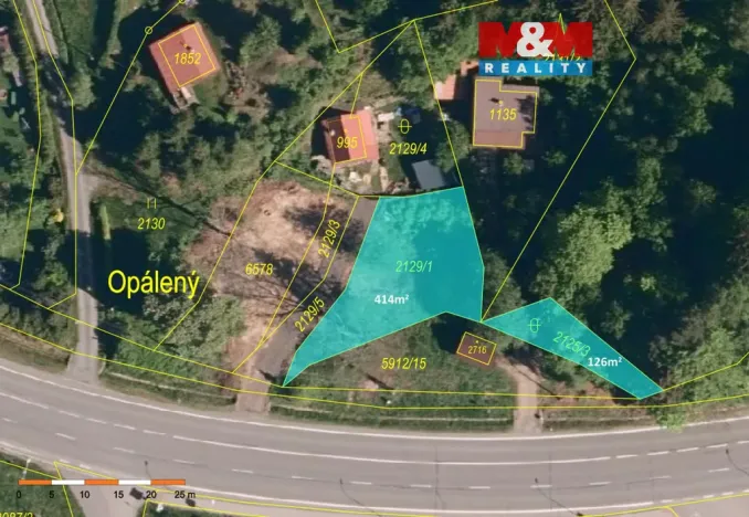 Prodej zahrady, Horní Bečva, 580 m2