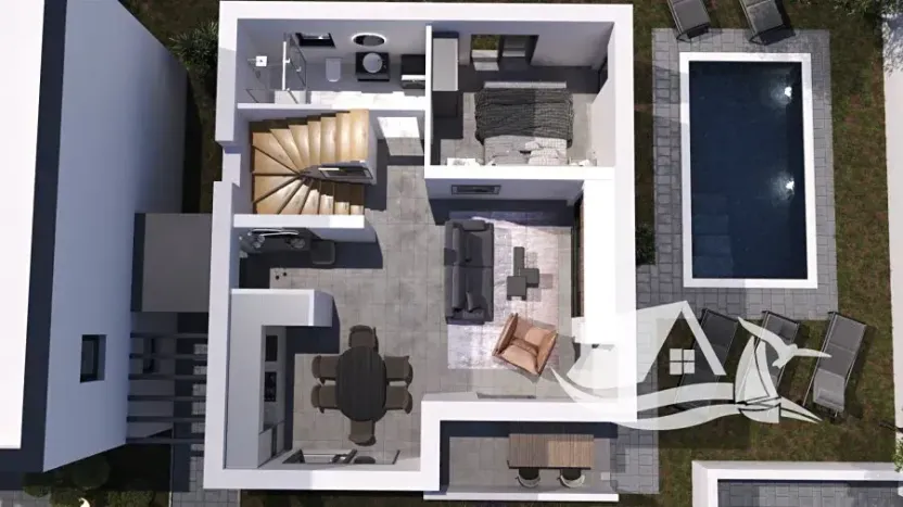 Prodej rodinného domu, Medulin, Chorvatsko, 117 m2