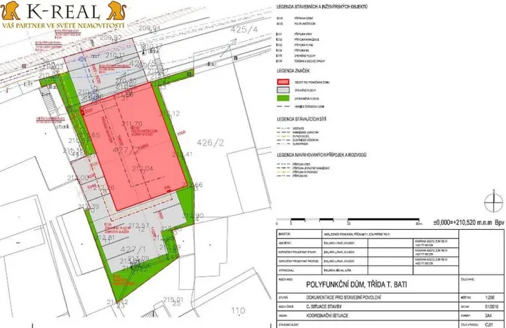 Prodej komerčního pozemku, Zlín, 579 m2