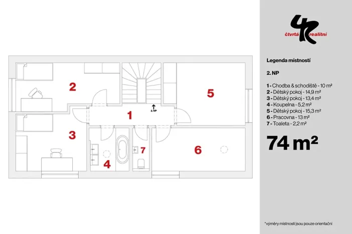 Prodej rodinného domu, Zlonín, Lísková, 192 m2