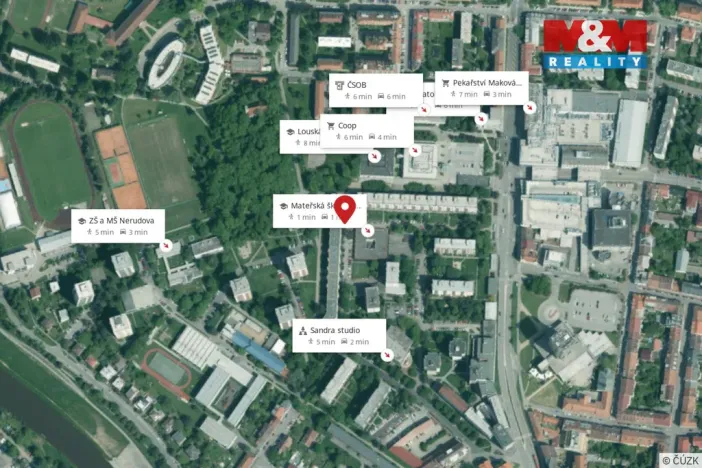 Pronájem bytu 1+1, České Budějovice - České Budějovice 3, Staroměstská, 42 m2