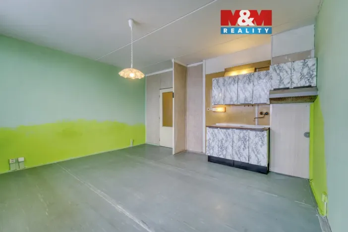 Prodej bytu 1+kk, Plzeň - Bolevec, Nýřanská, 27 m2