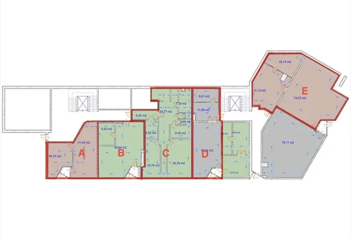 Prodej ordinace, Ostrava, U Staré elektrárny, 169 m2
