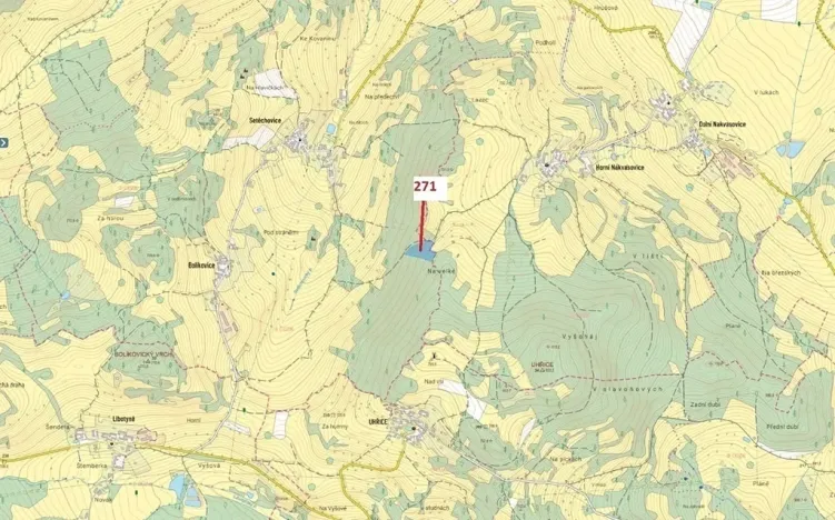 Dražba lesa, Zálezly, 8937 m2