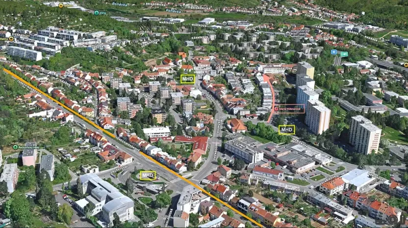 Pronájem pokoje, Brno, Marie Hübnerové, 14 m2