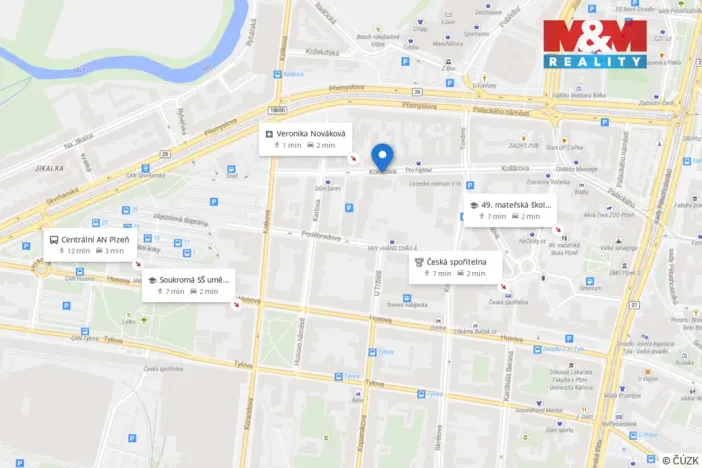 Prodej bytu 2+kk, Plzeň, Kollárova, 55 m2