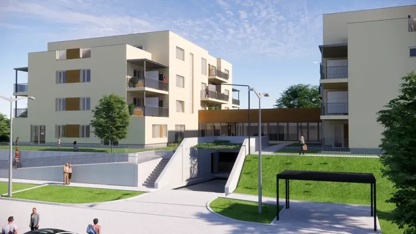 Pronájem bytu 1+kk, Slavkov u Brna, Nerudova, 38 m2