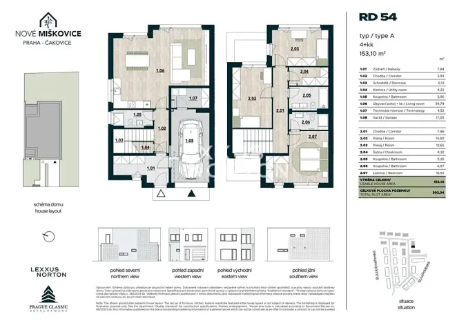 Prodej rodinného domu, Praha - Miškovice, Polabská, 153 m2