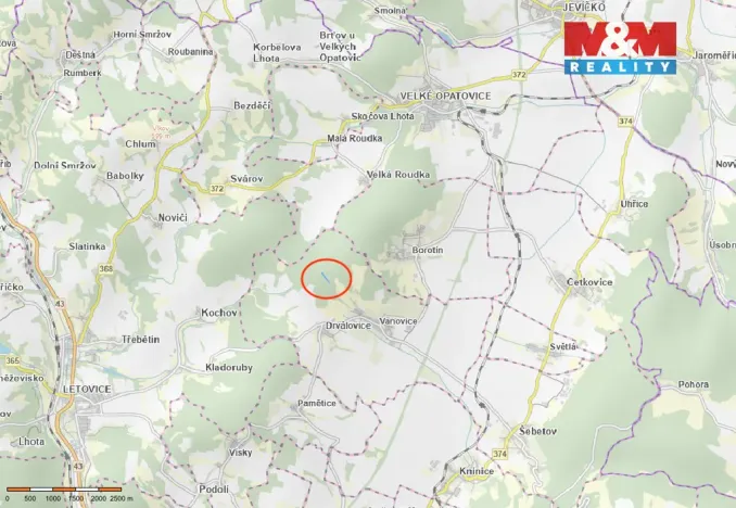 Prodej lesa, Vanovice, 5370 m2