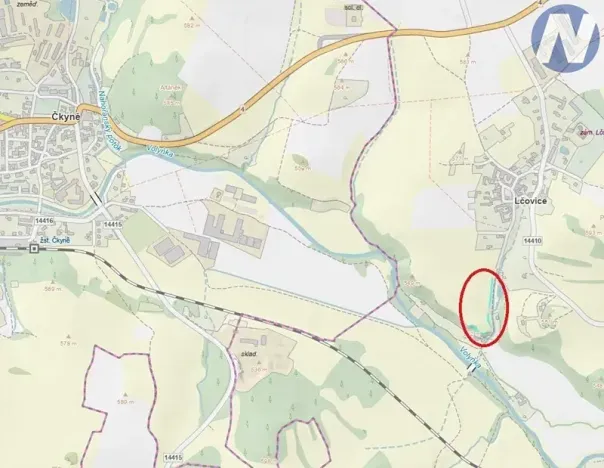 Prodej lesa, Lčovice, 759 m2