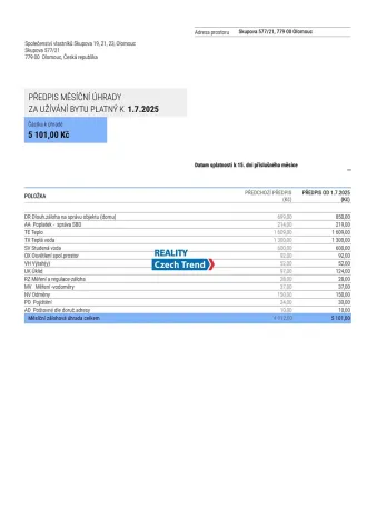 Pronájem bytu 3+1, Olomouc, Skupova, 68 m2