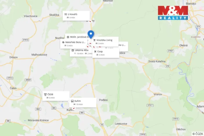 Prodej pozemku pro bydlení, Lipůvka, 1067 m2