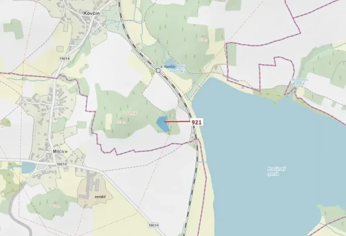 Dražba lesa, Kovčín, 4401 m2