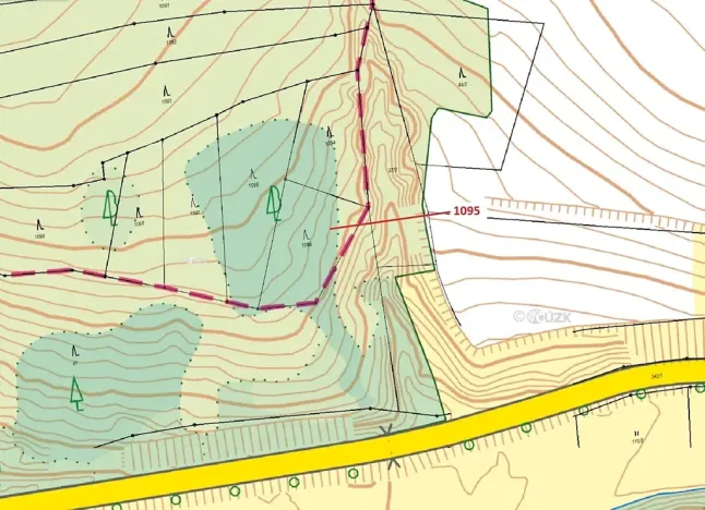Dražba lesa, Mladoňovice, 1427 m2